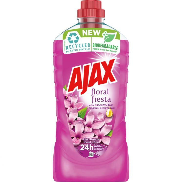 AJAX Płyn UNIWERSALNY Floral Fiesta KWIAT BZU 1l FIOLETOWY