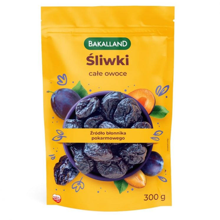 ŚLIWKI SUSZONE 300G BAKALLAND