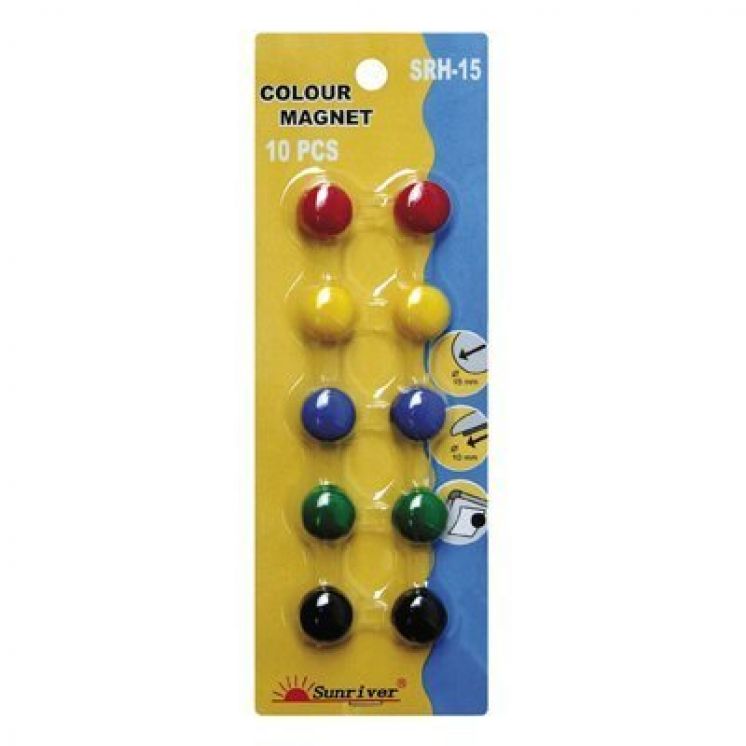 Magnesy ARGO kolorowe WF-15 (10)
