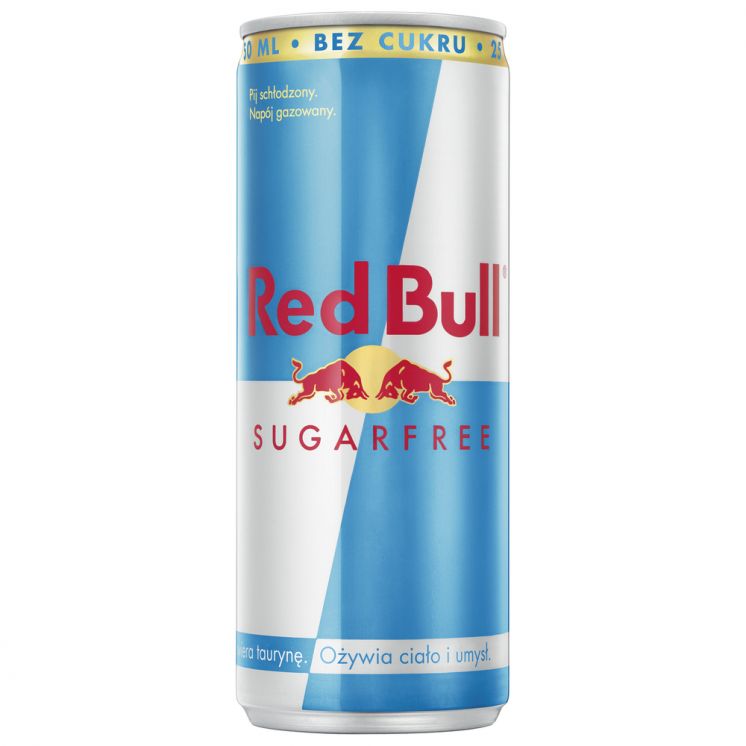 RED BULL Napój energetyczny zero kalorii 250ml puszka
