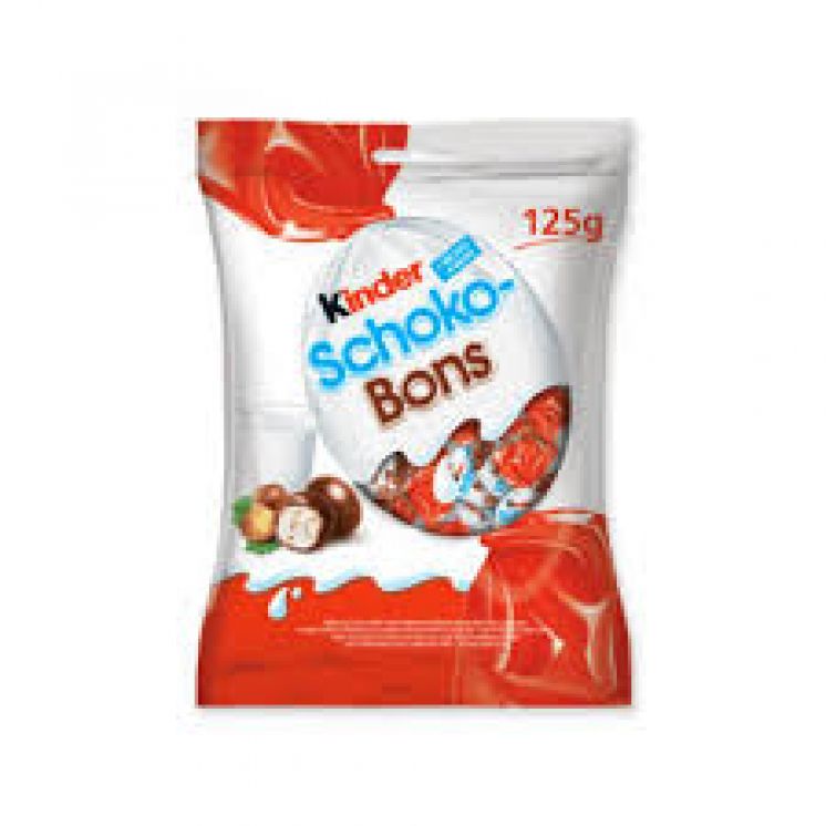 CZEKOLADKI KINDER SCHOKO BONS FERRERO 125G