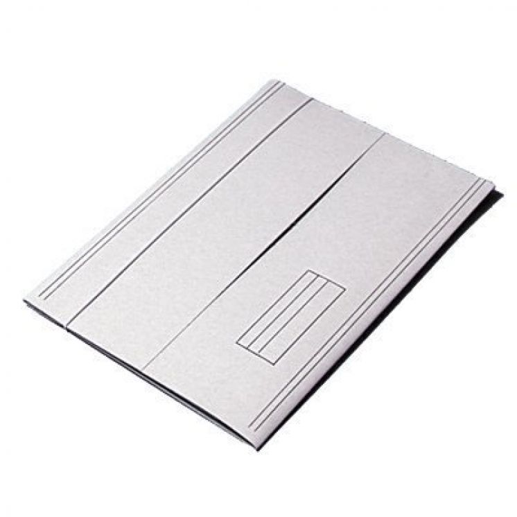 Teczka z gumką KIEL-TECH biała 350g (50)
