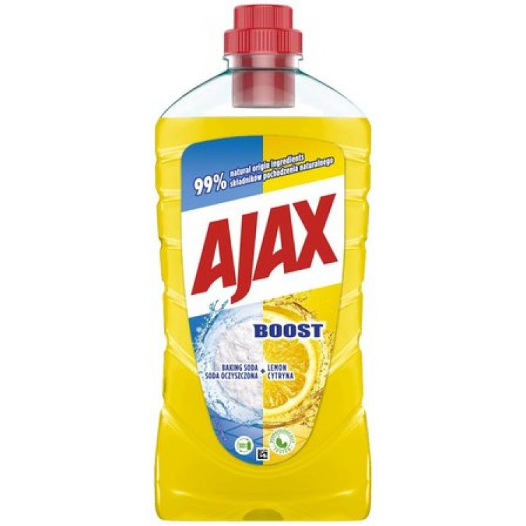 AJAX Płyn UNIWERSALNY BOOST SODA CYTRYNA 1l