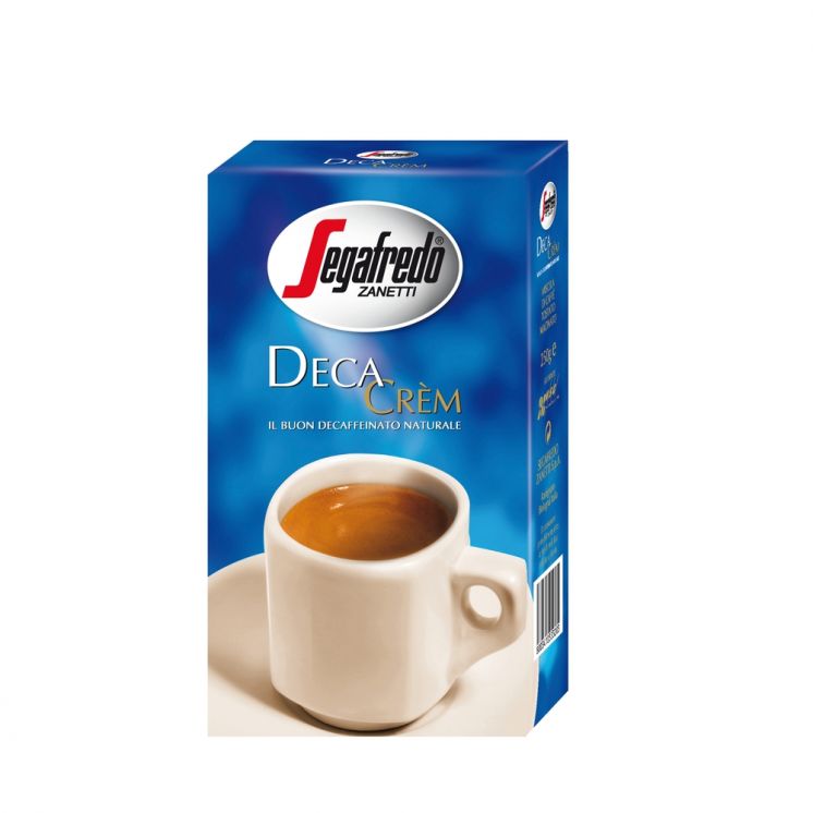 KAWA BEZKOFEINOWA segafredo deca crem mielona 250g