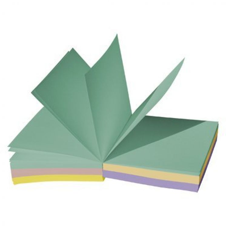 kostka papierowa klejona datura 85x85 kolorowa /10/