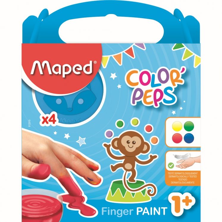 Farby Maped tempera COLORPEPS do MALOWANIA PALCAMI