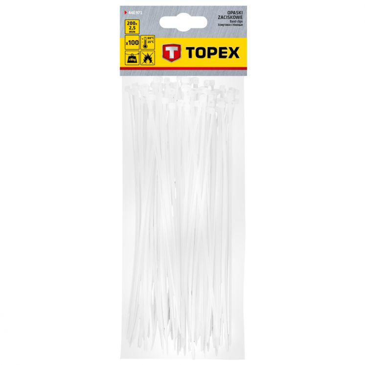 OPASKI ZACISKOWE 2,5X200MM TOPEX /100/