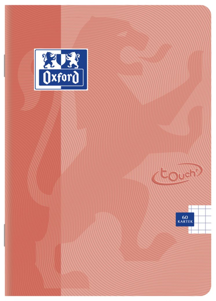 Zeszyt OXFORD TOUCH PASTEL A5 60 kartek kratka 400123213