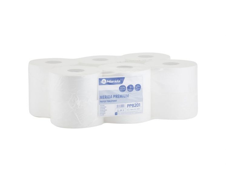 PAPIER TOALETOWY MERIDA TOP BIAŁY 3 WARSTWY /12/ PPB201