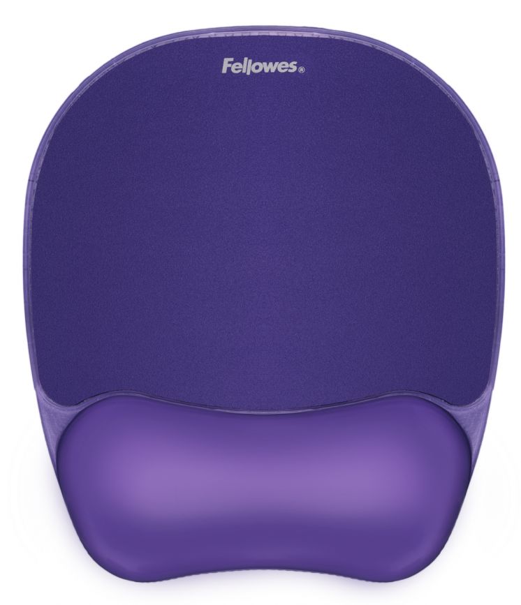 Podkładka fellowes Crystal pod mysz i nadgarstek fioletowa
