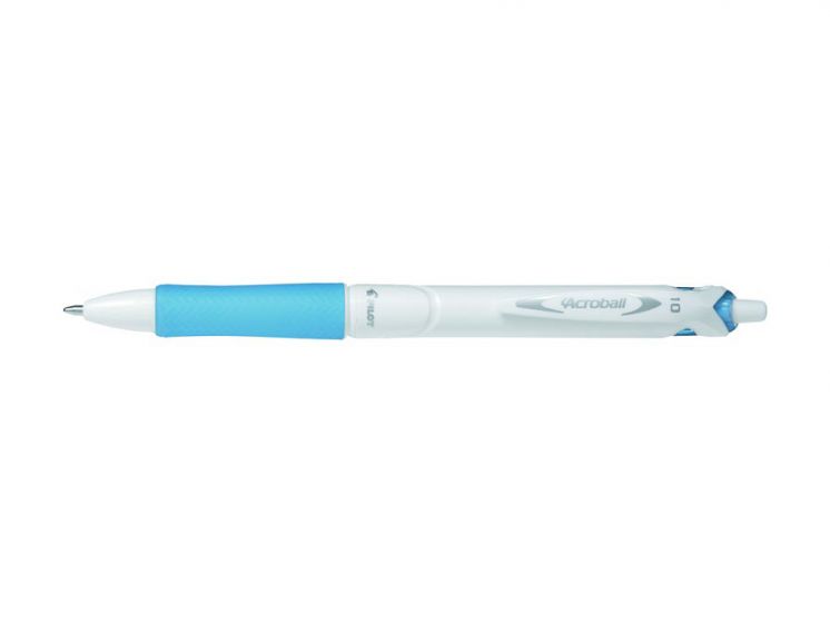 Długopis ACROBALL WHITE M lazurowy PILOT BAB15M-WSLLB-BG