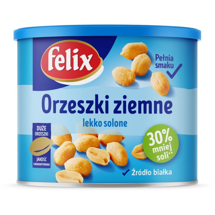 ORZESZKI ZIEMNE LEKKO SOLONE FELIX PUSZKA 140G