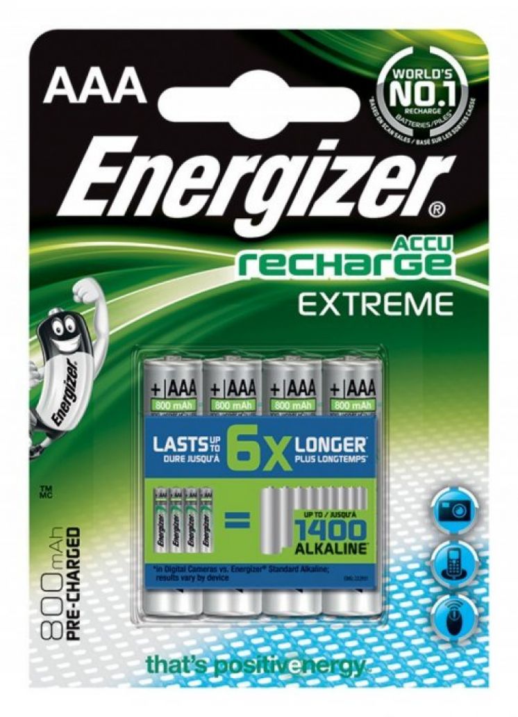 Akumulatory ENERGIZER HR03 AAA 800mAh /4/