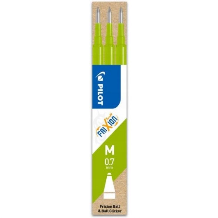 WKŁAD DO PILOT FRIXION 0,7 JASNOZIELONY BLS-FR7-LG-S5 /3/
