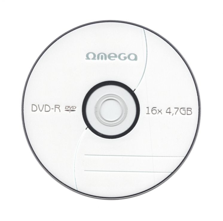 Płyta OMEGA DVD-R 4,7GB 16X KOPERTA (1) OMD16K1-