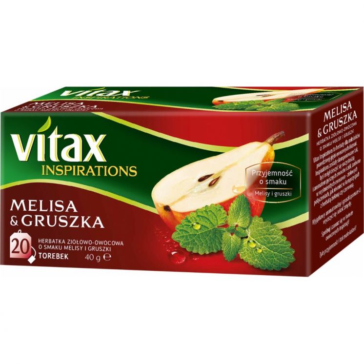 HERBATA VITAX INSPIRATIONS MELISA&amp;GRUSZKA 20TB