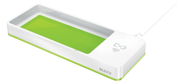 Piórnik z ładowarką indukcyjną Leitz WOW,  zielony 53651054