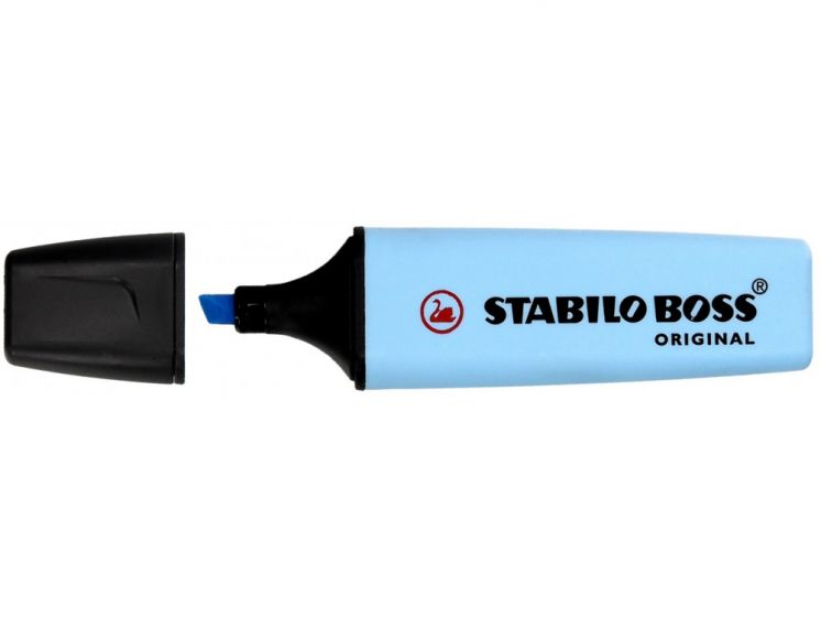 Zakreślacz STABILO BOSS ORIGINAL Pastel błękitna bryza