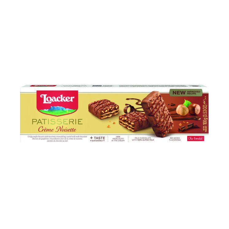 WAFLE Z KREMEM ORZECHOWYM LOACKER 100 G
