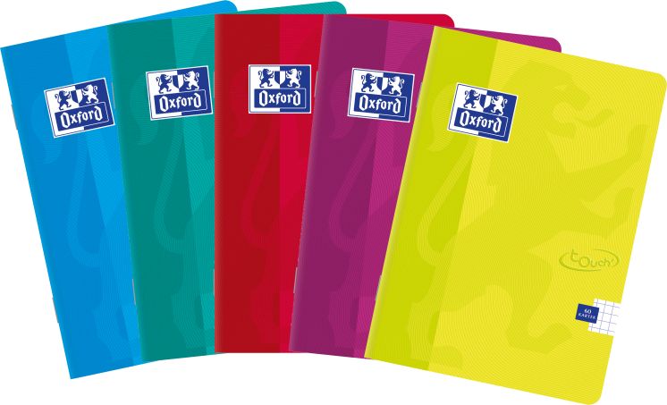 Zeszyt OXFORD TOUCH A4 60k kratka z marginesem