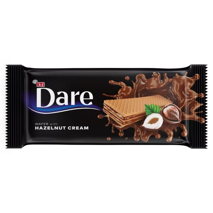 DARE WAFLE Z KREMEM Z ORZECHÓW LASKOWYCH 142G