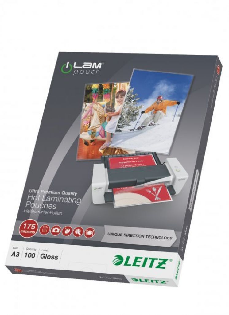 Folia do laminacji LEITZ iLAM UDT A3 175 mic.