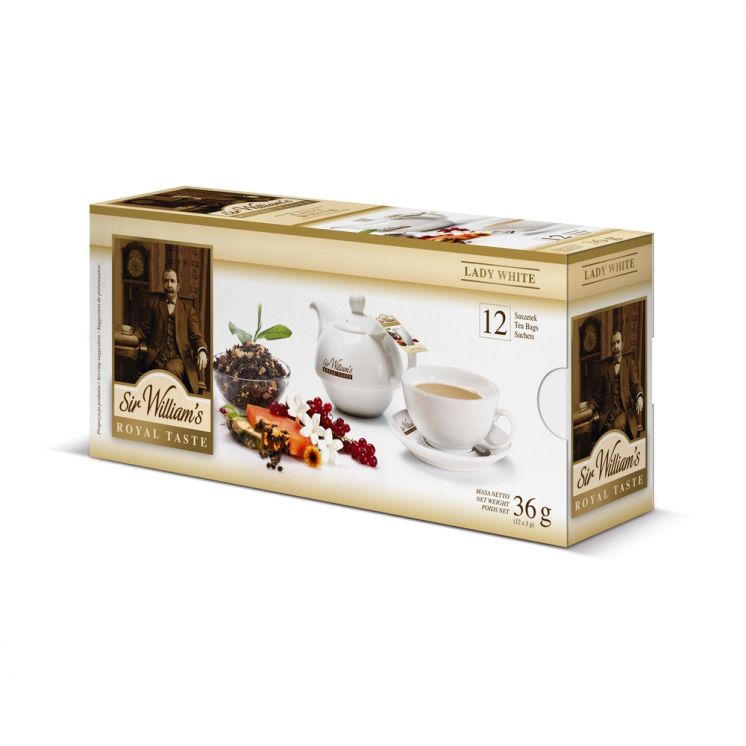 HERBATA SIR WILLIAMS ROYAL TASTE LADY WHITE 12TB X 36G