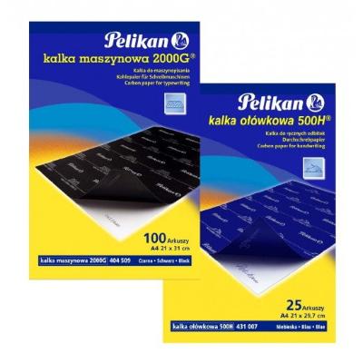 Kalka ołówkowa PELIKAN 500H A4 100 ark. niebieska