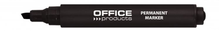 MARKER PERMANENTNY OFFICE PRODUCTS ŚCIĘTY CZARNY