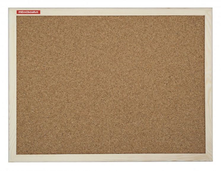 Tablica korkowa w ramie drewnianej Memoboards, wymiary 200x100 cm