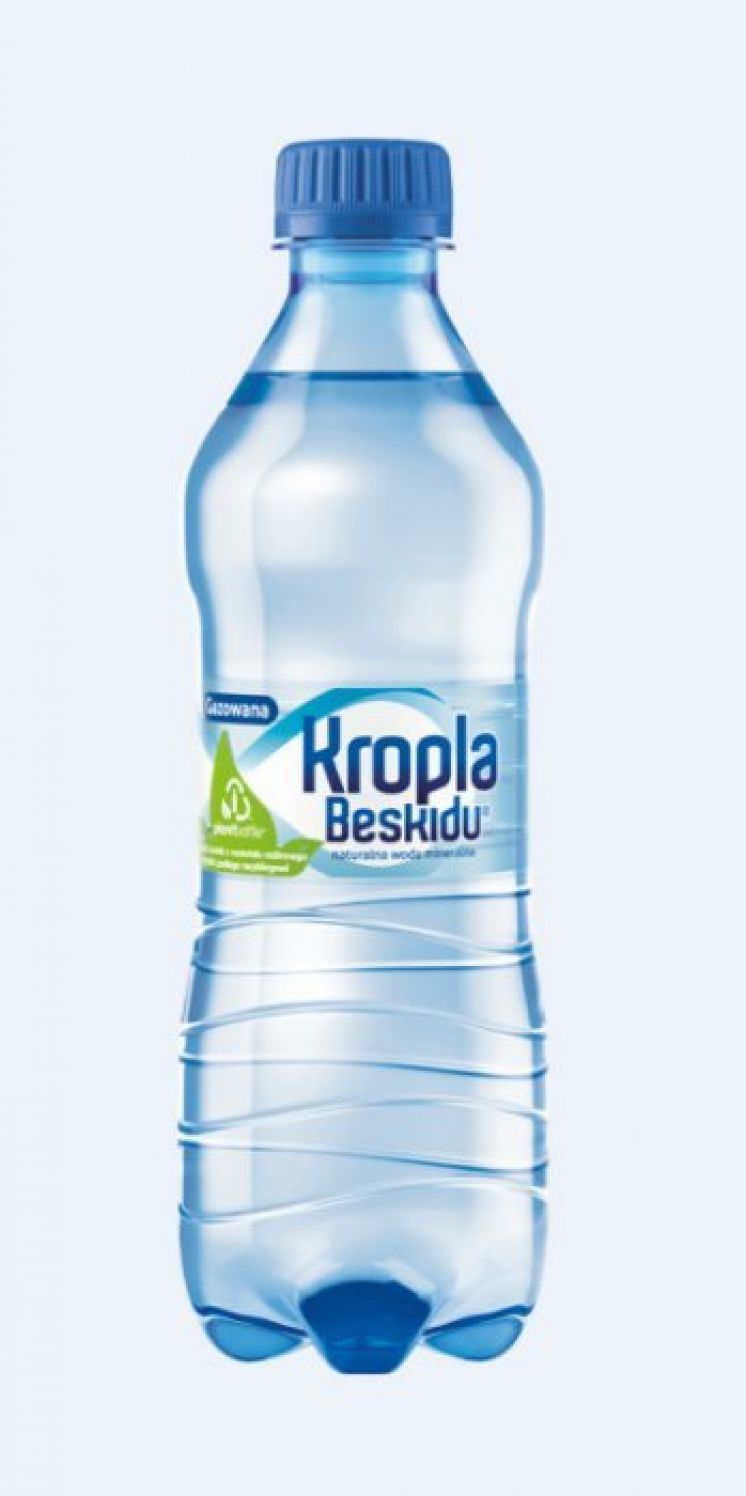 Woda KROPLA BESKIDU gazowana 0.5L /12/