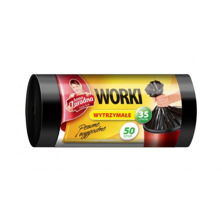 WORKI NA ŚMIECI AZ HDPE 35L /50/