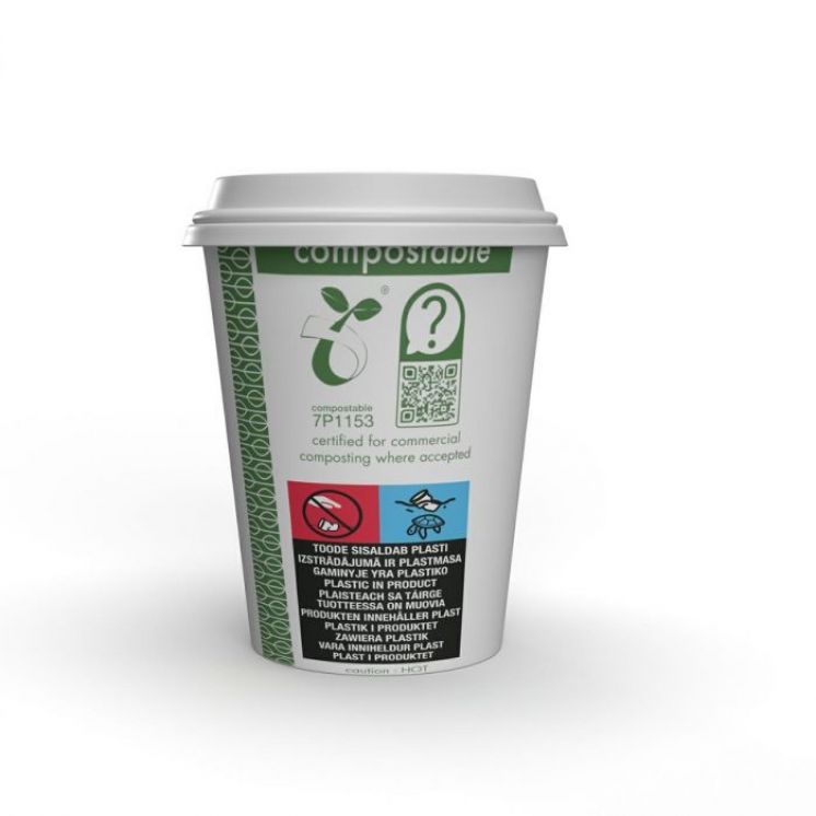 Kubki papierowe Green Leaf 100 ml op 50 szt.