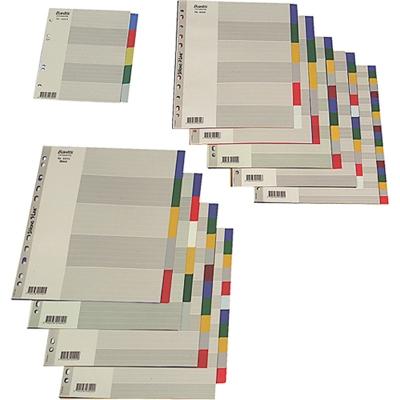 PRZEKŁADKI plastikowe BANTEX A4 5 KOLORÓW