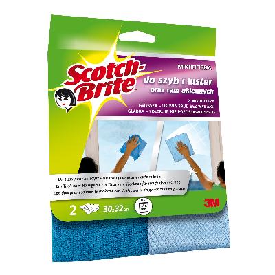 ŚCIERKA Z MIKROFIBRY DO SZYB I DO RAM SCOTCH BRITE