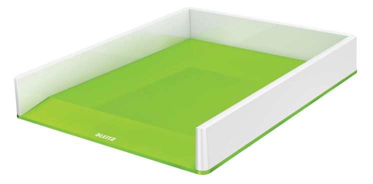 Półka na dokumenty Leitz WOW dwukolorowa, zielona 53611054