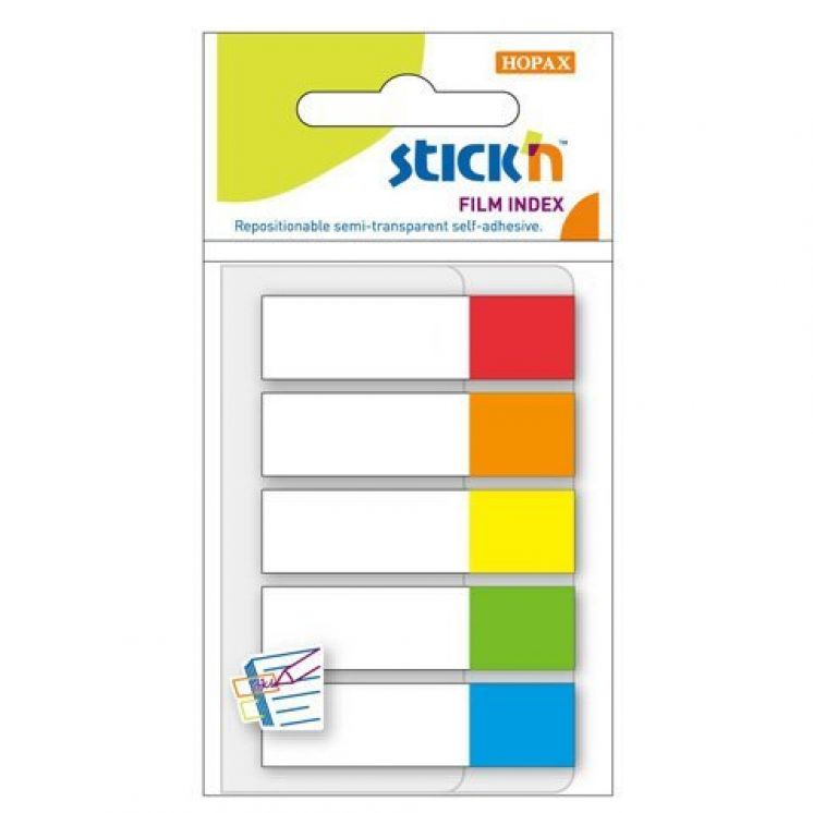 Zakładki Indeksujące stick&#039;n paski 45x12mm 5x20szt.