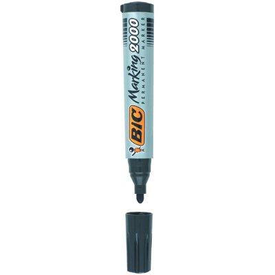 Marker permanentny BIC 2000 okrągła końcówka Czarny