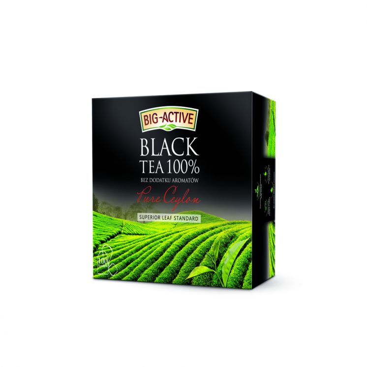 BIG ACTIVE HERBATA CZARNA PURE CEYLON 100TB