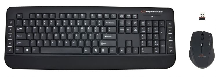 ESPERANZA ZESTAW BEZPRZ. KLAWIATURA + MYSZ. 2.4GHZ