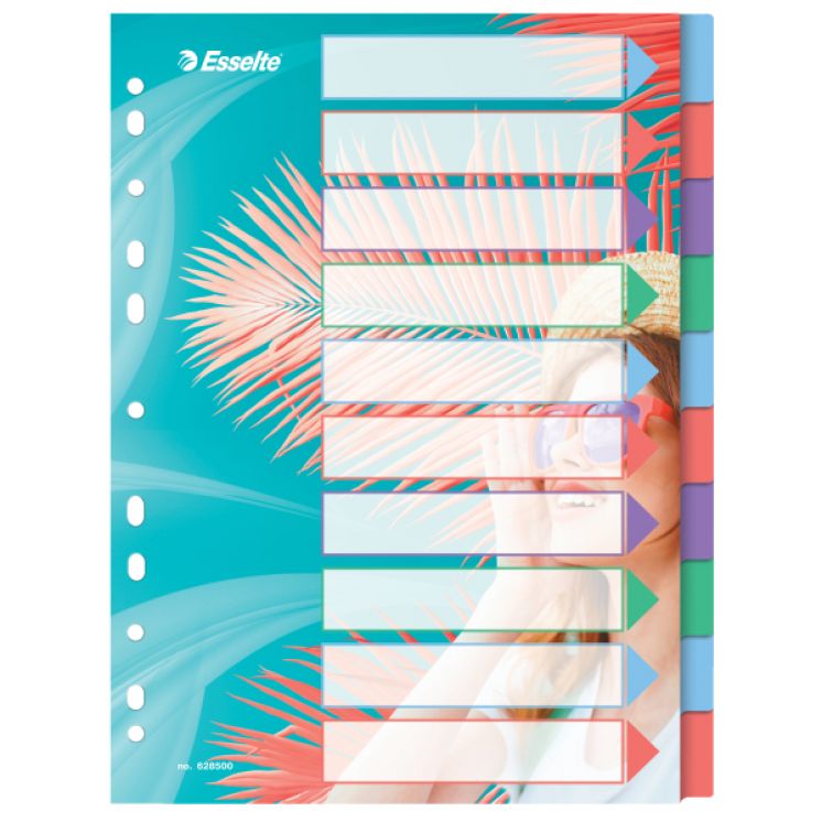 Przekładki Colour&#039;Breeze PP A4, 10 przekładek