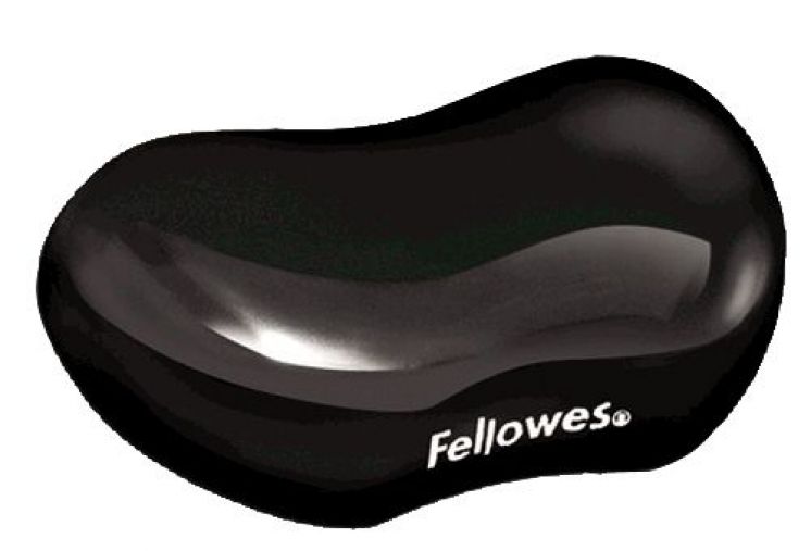 Podkładka fellowes crystal pod nadgarstek czarna