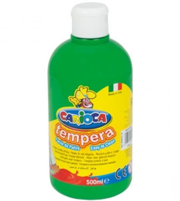 Farba Carioca tempera zielona 500ml