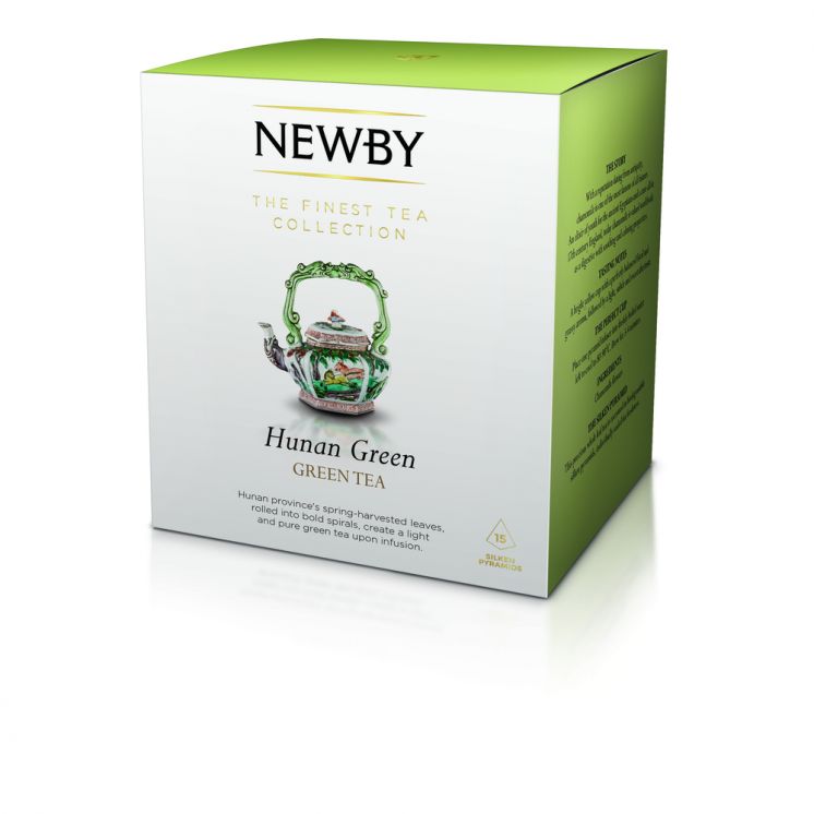 HERBATA NEWBY HUNAN GREEN - HERBATA ZIELONA PIRAMIDKI 15TB X 37,5G