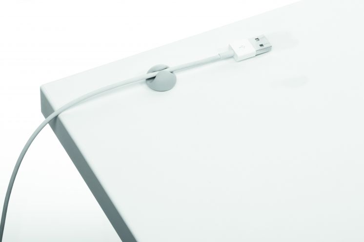 Klips samoprzylepny na 1 kabel(6)szary 503710 CAVOLINE CLIP    DURABLE