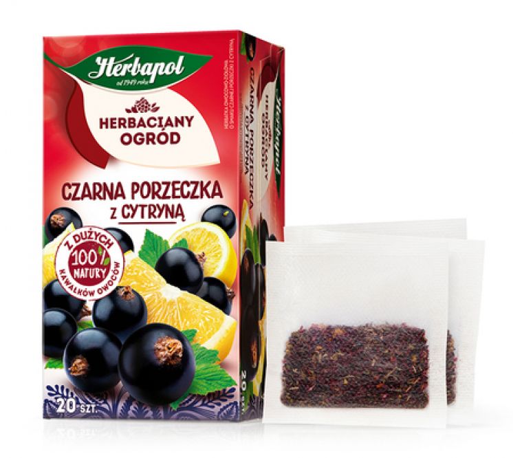 HERBAPOL HERBATA OWOCOWA CZARNA PORZECZKA Z CYTRYNĄ 20TB