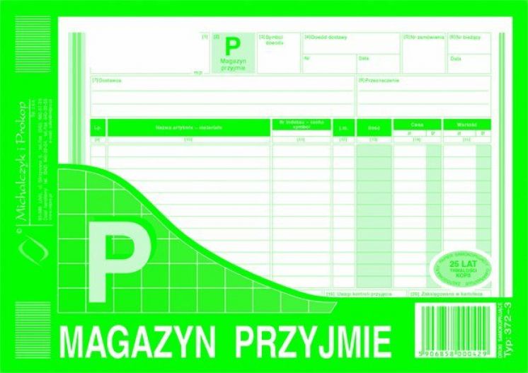 magazyn przyjmie MICHALCZYK I PROKOP A5 wielokopia