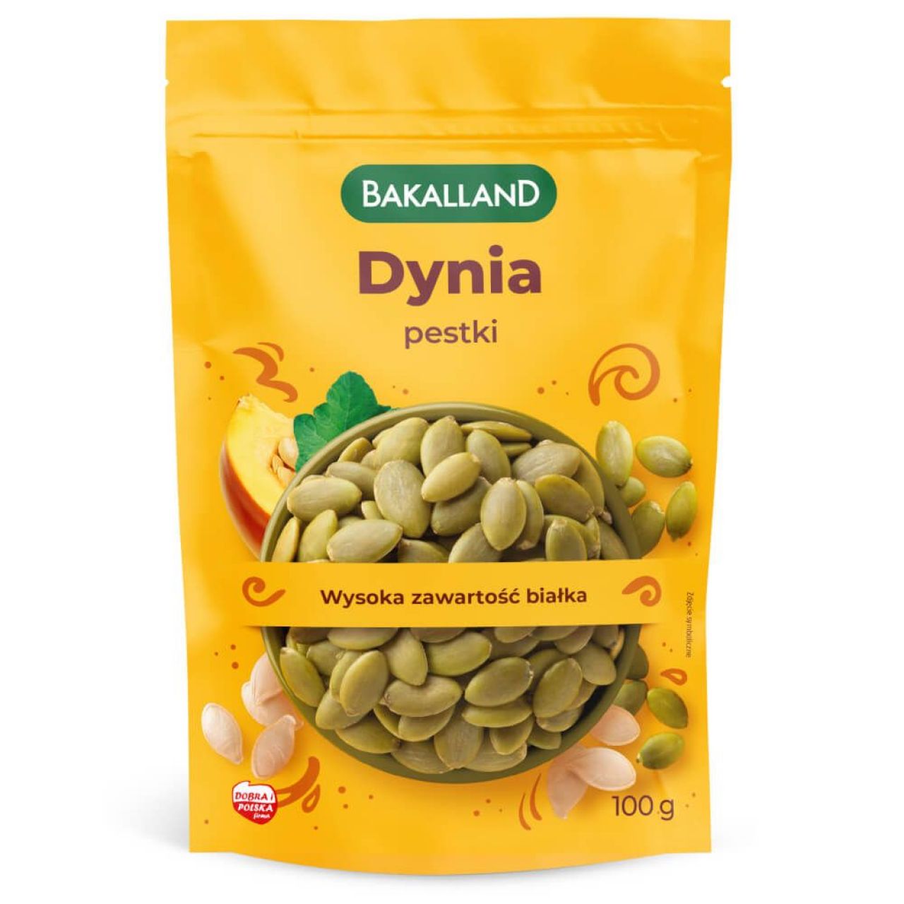 PESTKI DYNI ŁUSKANE 100G BAKALLAND