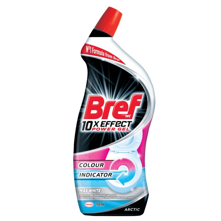 Płyn do WC Bref 10XEFFECT MAX WHITE 700ML