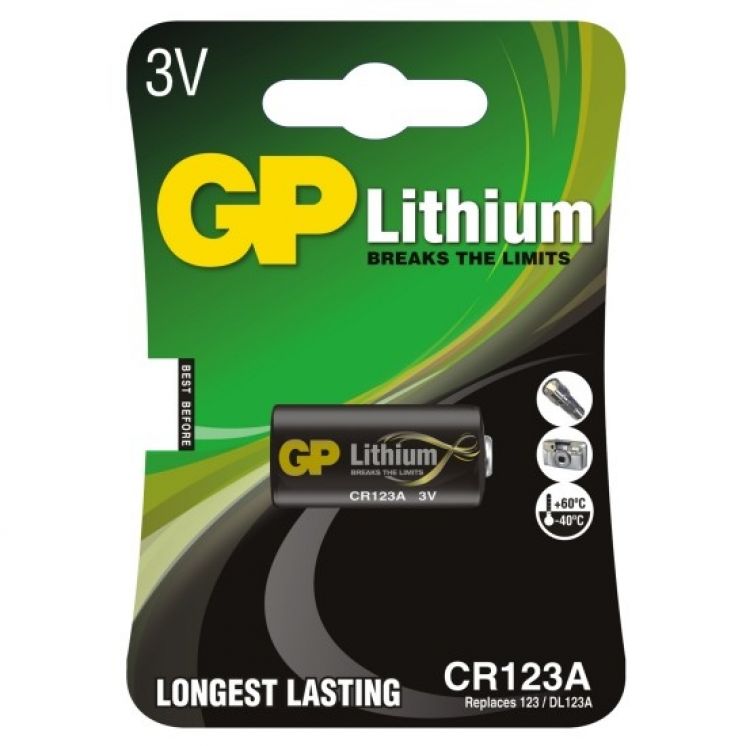 Bateria litowa GP; DL123A; 3.0V GPPCL123A027